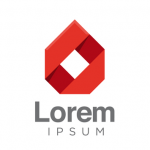 lorem ipsum logo red