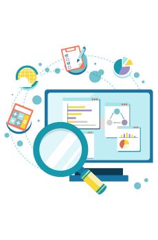 digital analytics illustration